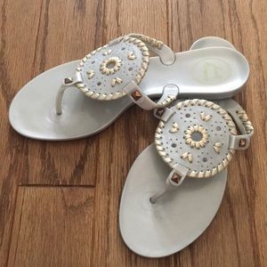 Gently loved Jack Rogers jellies